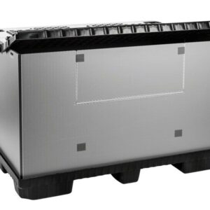 Recipient mare pliabil Mega-Pack 1600 gri-negru